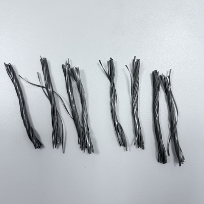 Dispersi Mudah Polypropylene Concrete PP Fiber Bunchy 54mm Dengan Kekuatan Tinggi