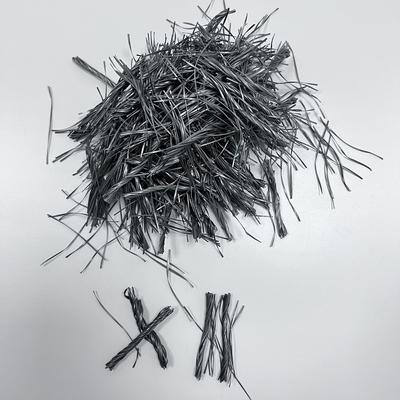 Dispersi Mudah Polypropylene Concrete PP Fiber Bunchy 54mm Dengan Kekuatan Tinggi