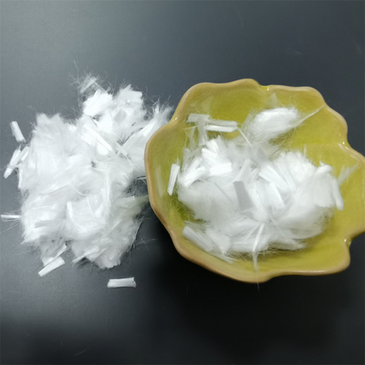 Putih Micro Polypropylene Concrete PP Fiber Fiberglass Semen