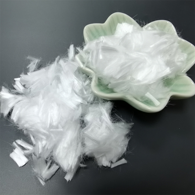 Putih Micro Polypropylene Concrete PP Fiber Fiberglass Semen